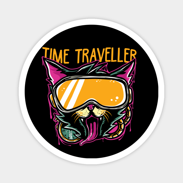 Time Traveller Magnet by PlasticGhost